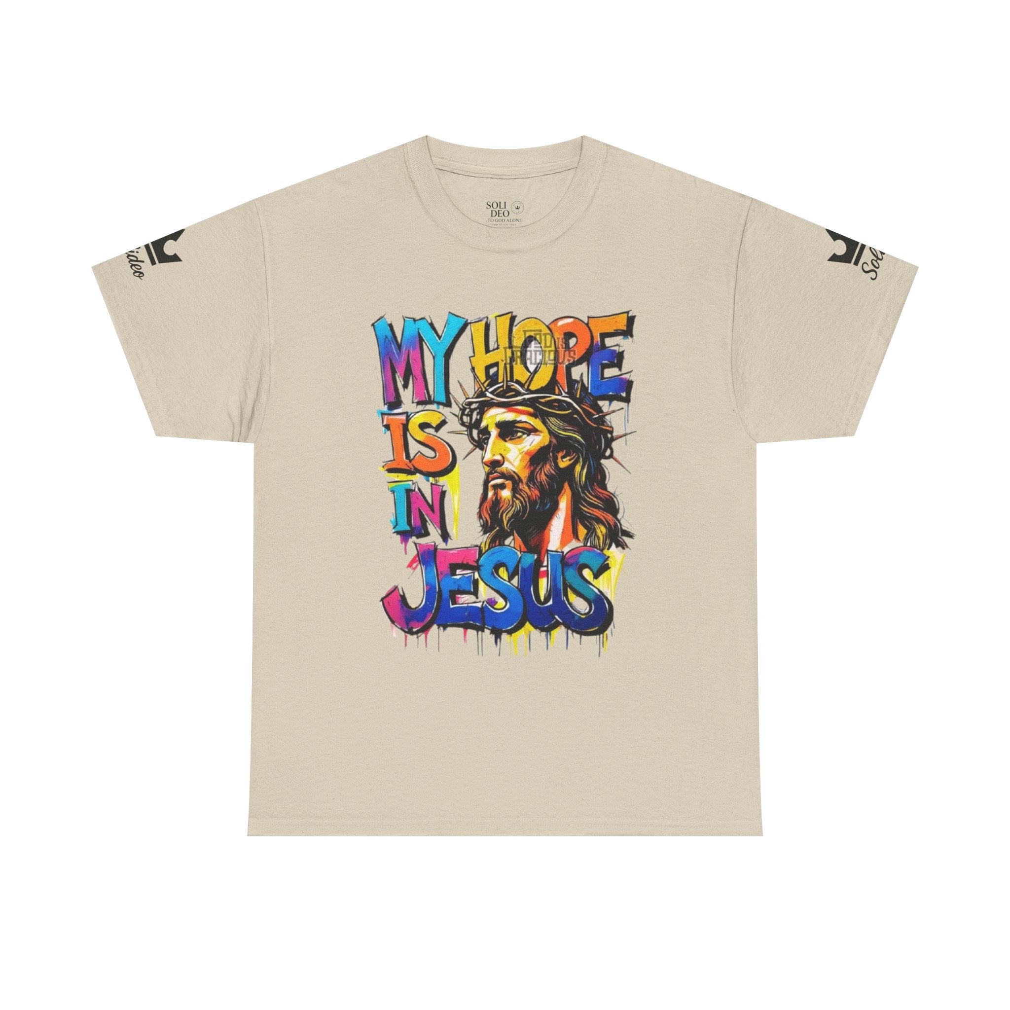 Colorful Jesus Faith Tee – Christian Inspirational Shirt