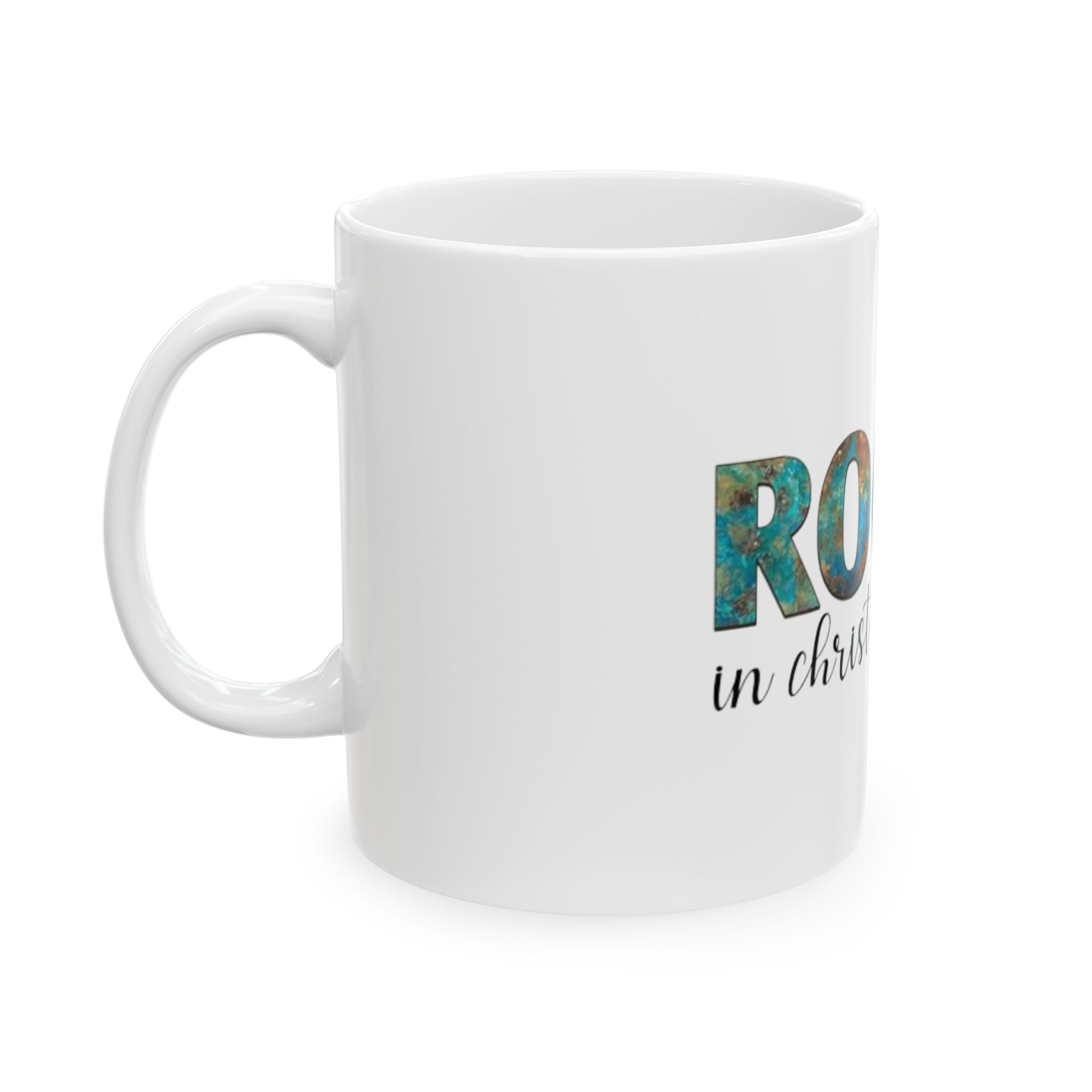 Rooted in christ Ceramic Mug