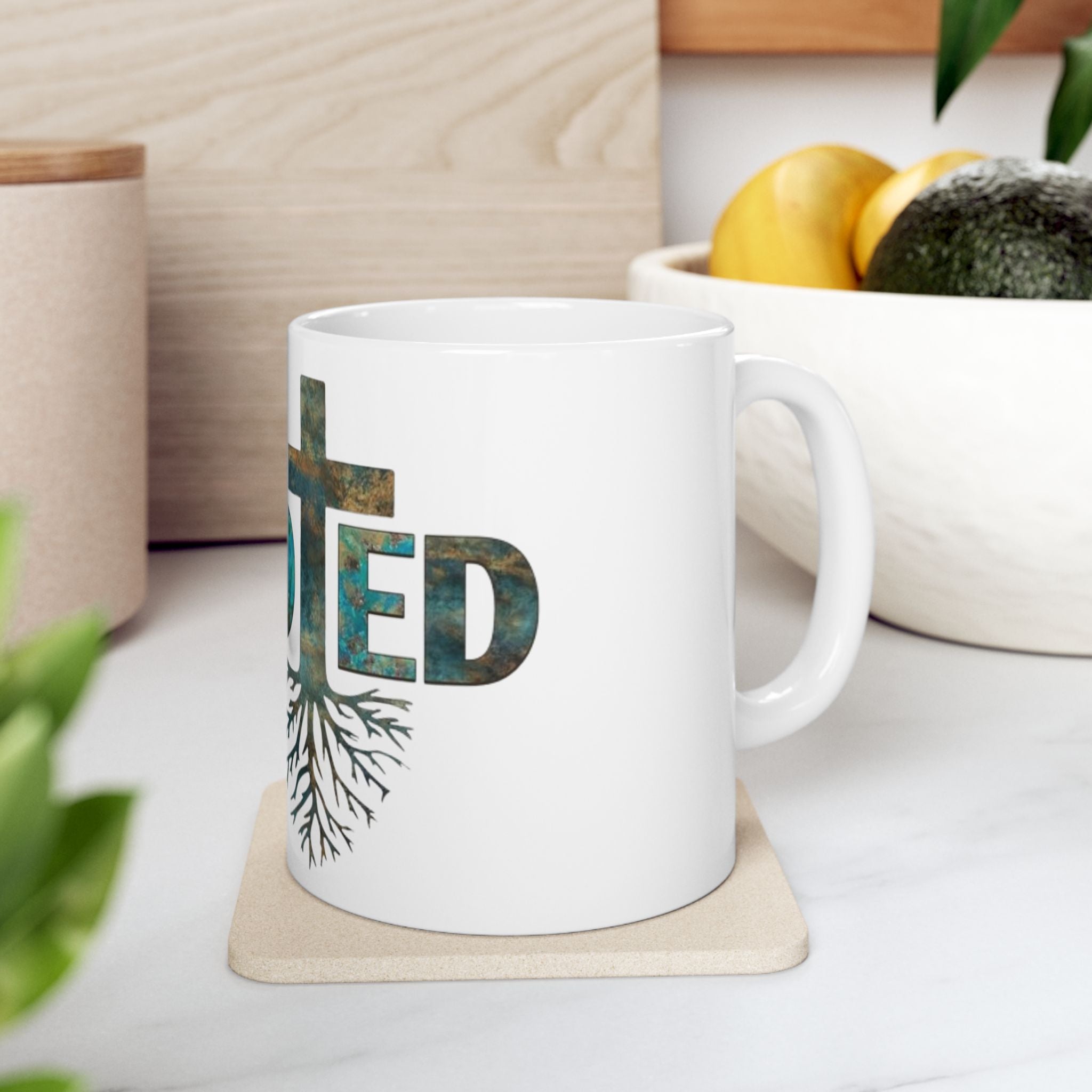 Rooted in christ Ceramic Mug