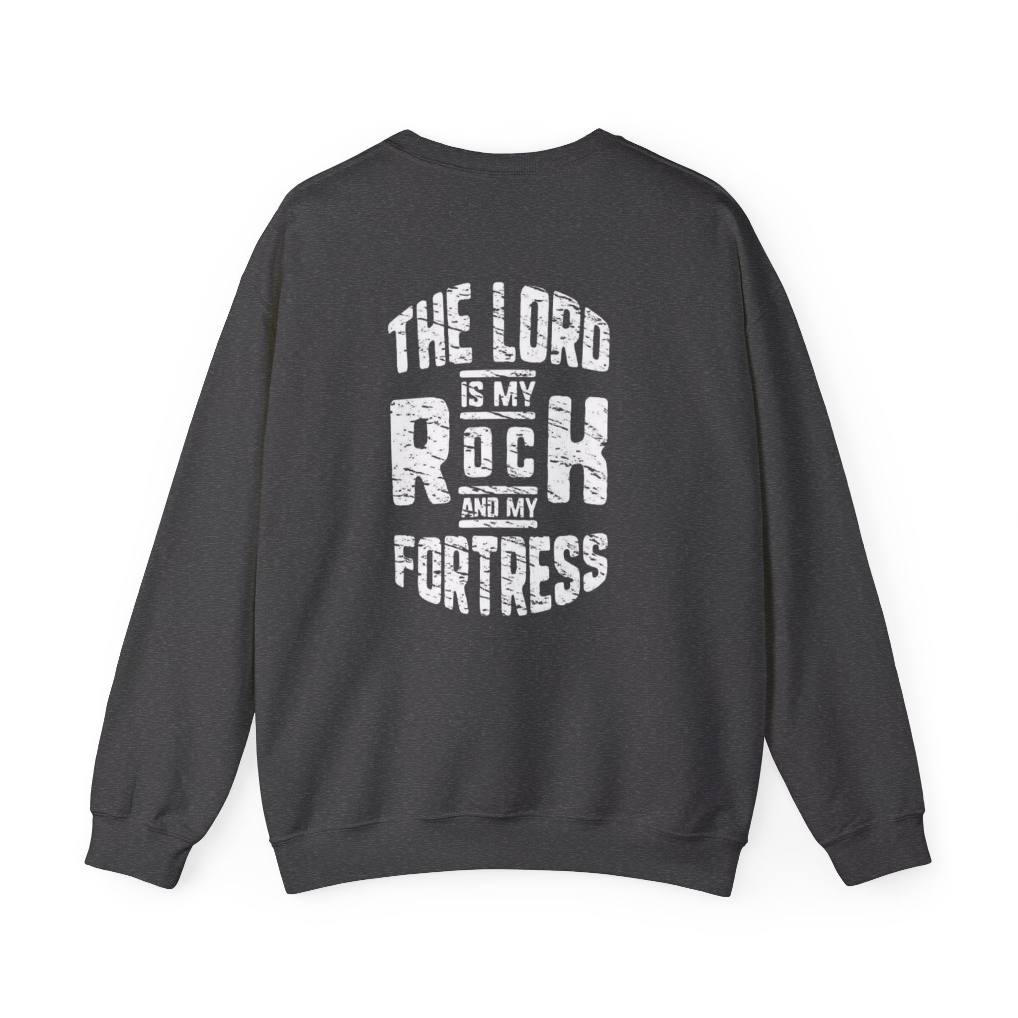 The Lord is My Rock Crewneck Sweatshirt