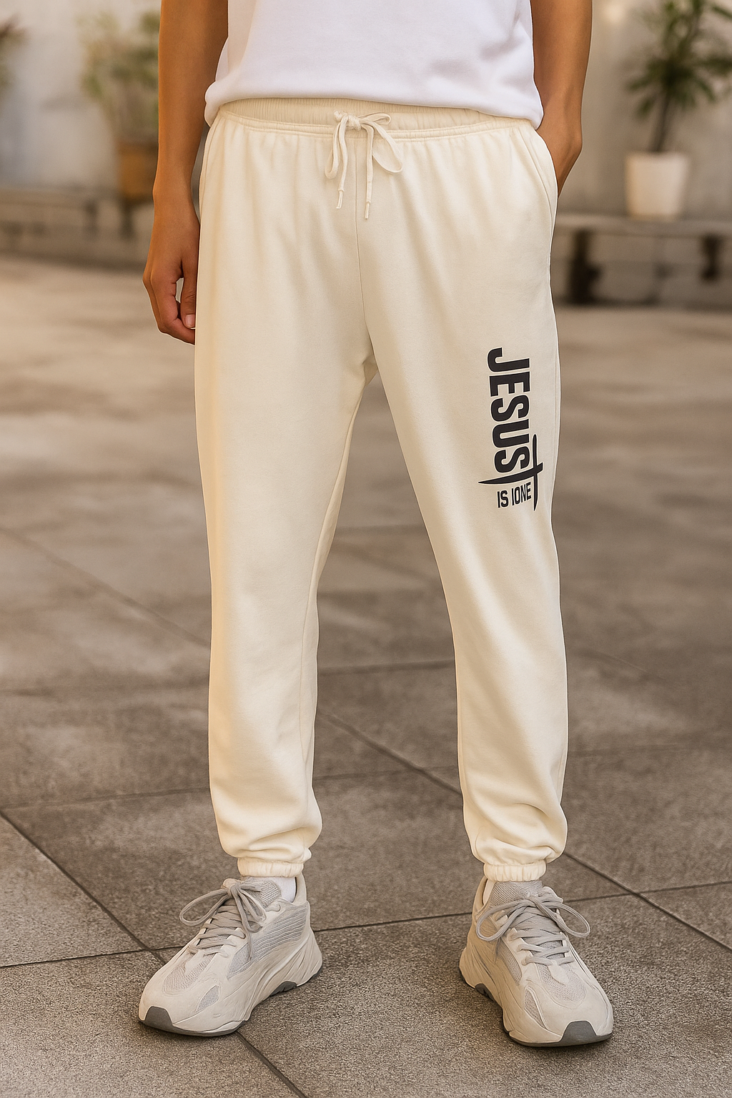 Jesus Designed Cozy Fleece Sweatpants