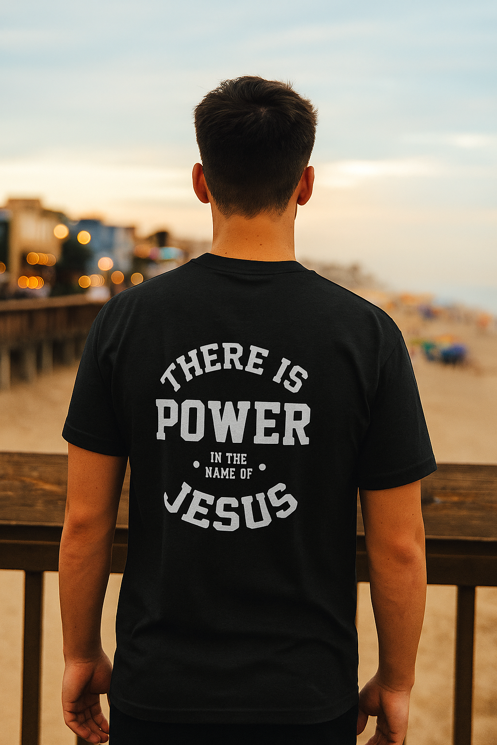 There is Power in the name of Jesus Unisex Tri-Blend Crew Tee