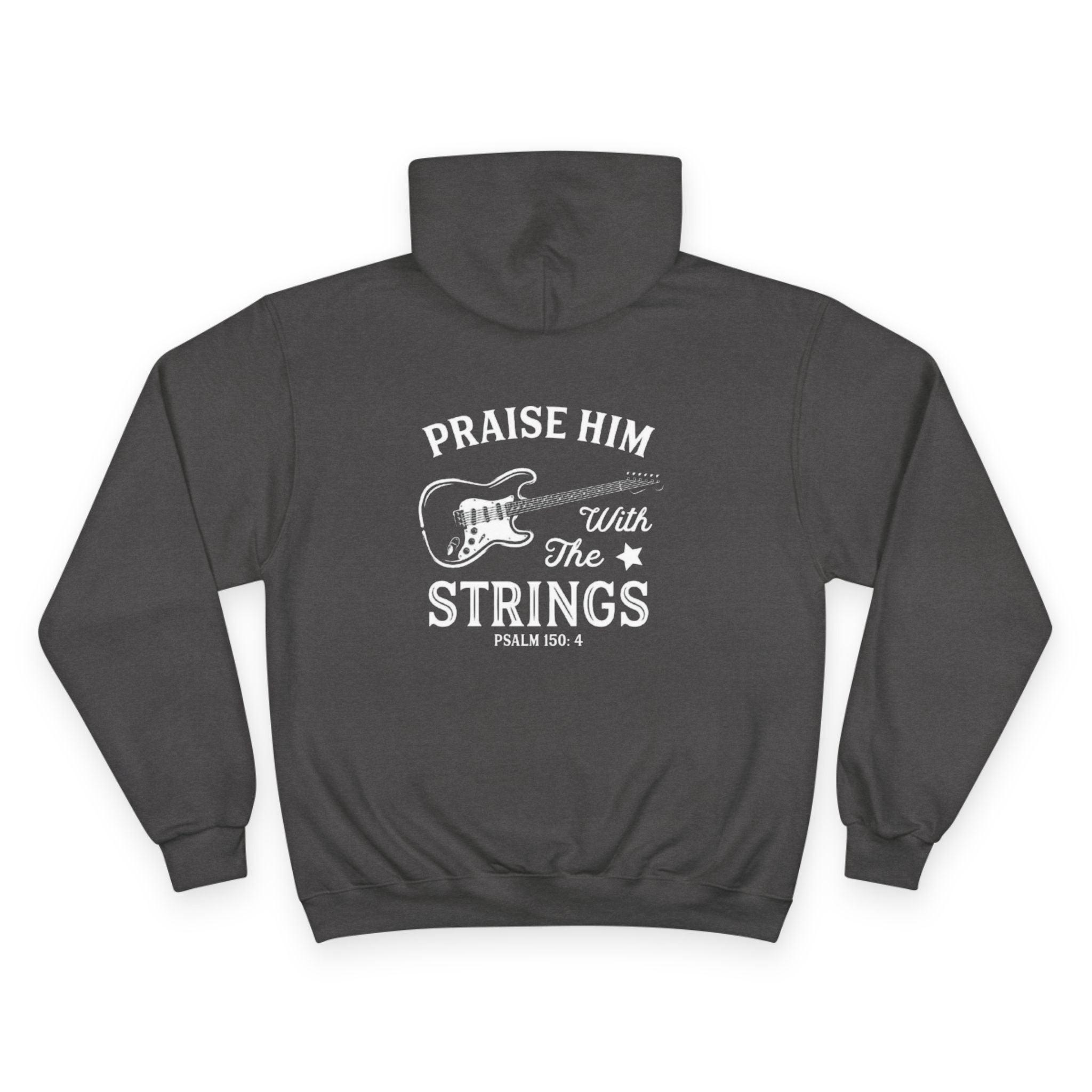 Praise him with the strings Champion Hoodie