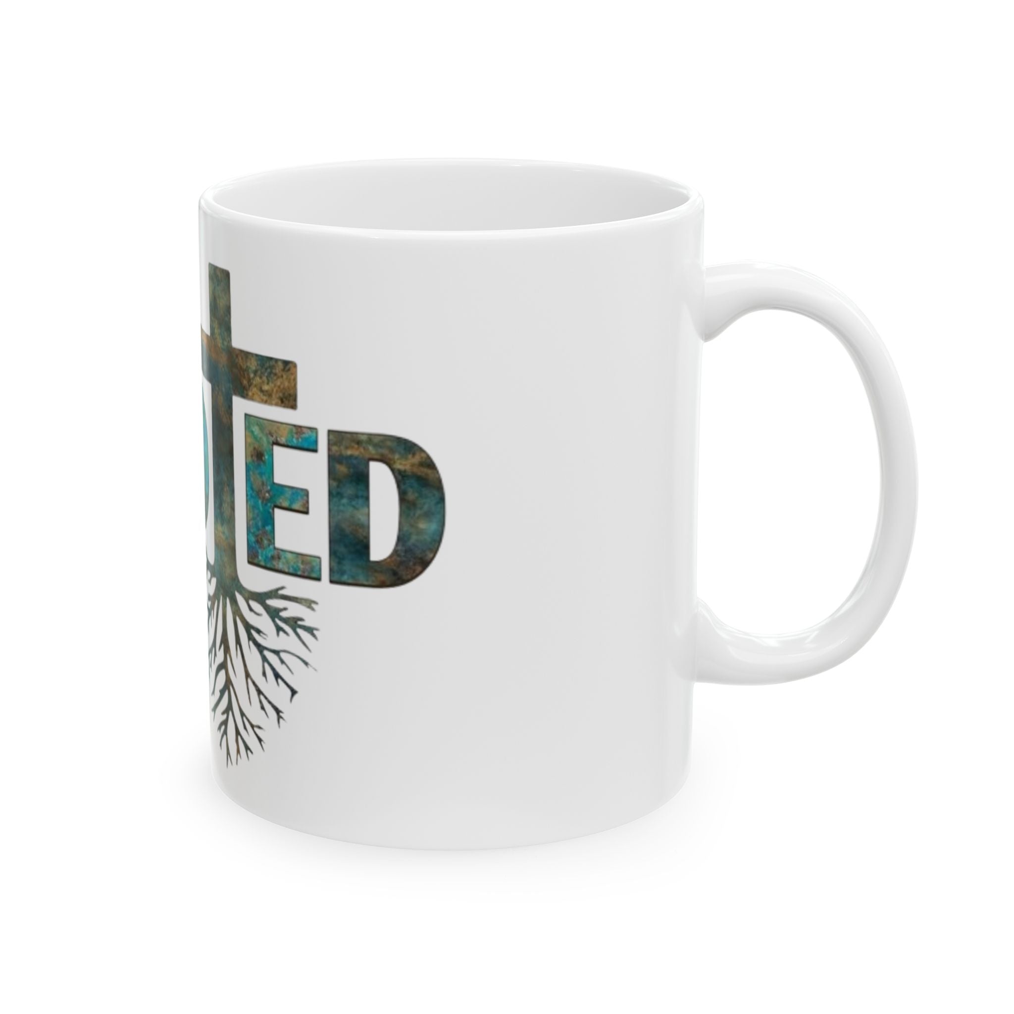 Rooted in christ Ceramic Mug