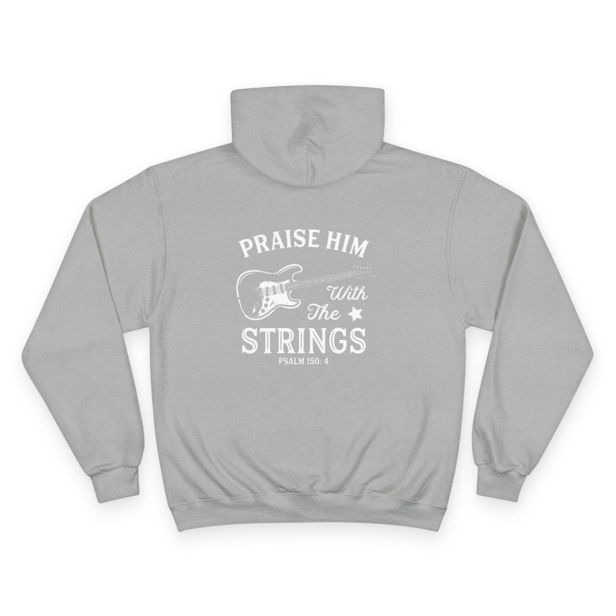 Praise him with the strings Champion Hoodie