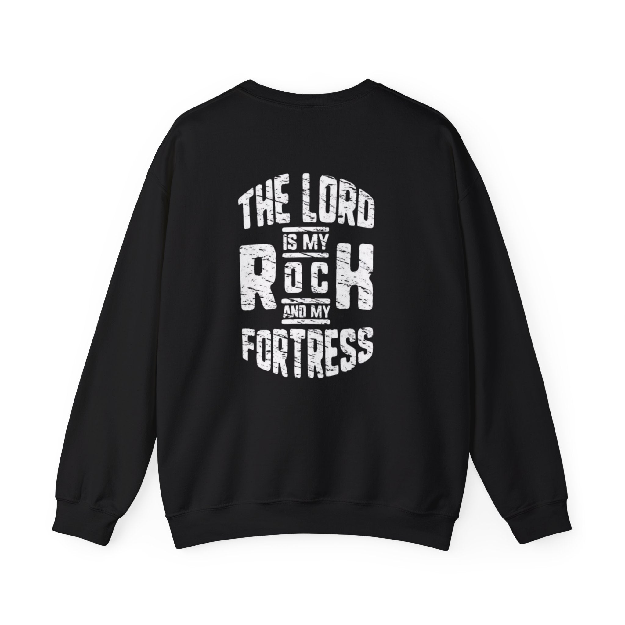 The Lord is My Rock Crewneck Sweatshirt