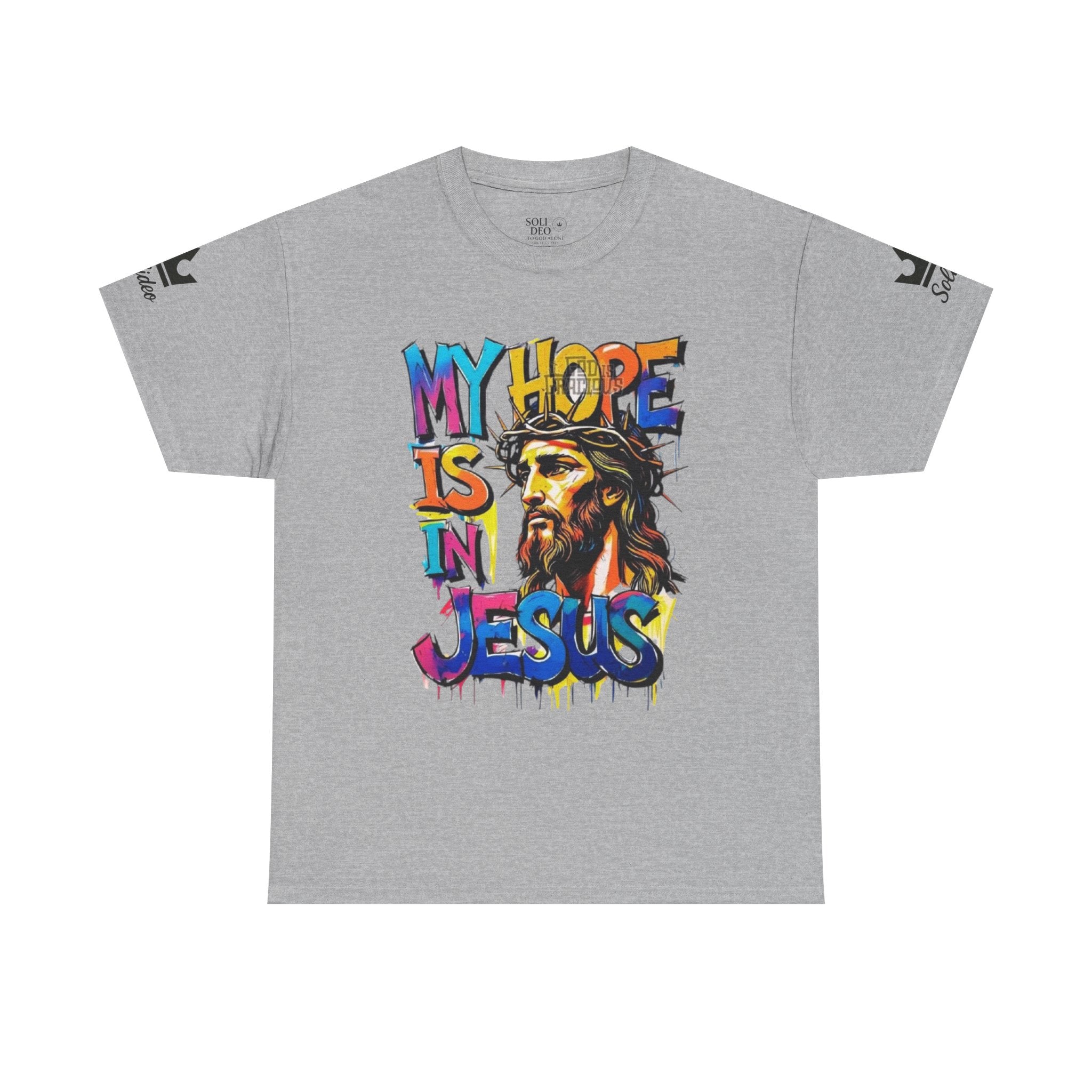 Colorful Jesus Faith Tee – Christian Inspirational Shirt