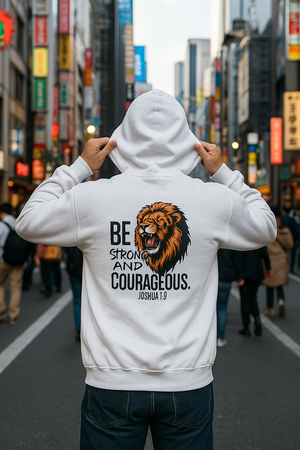Be Courageous Champion Hoodie